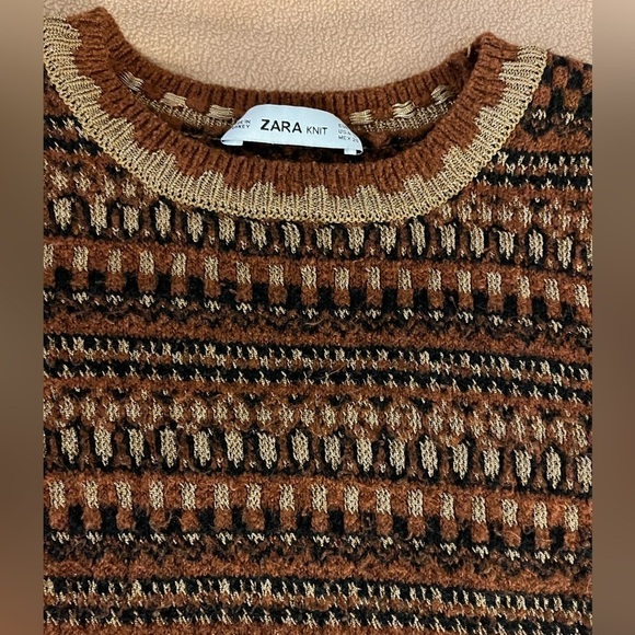 Zara knit crew neck top - Picture 4 of 7